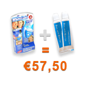 WiteLight + 2x refill voor 57,50 euro